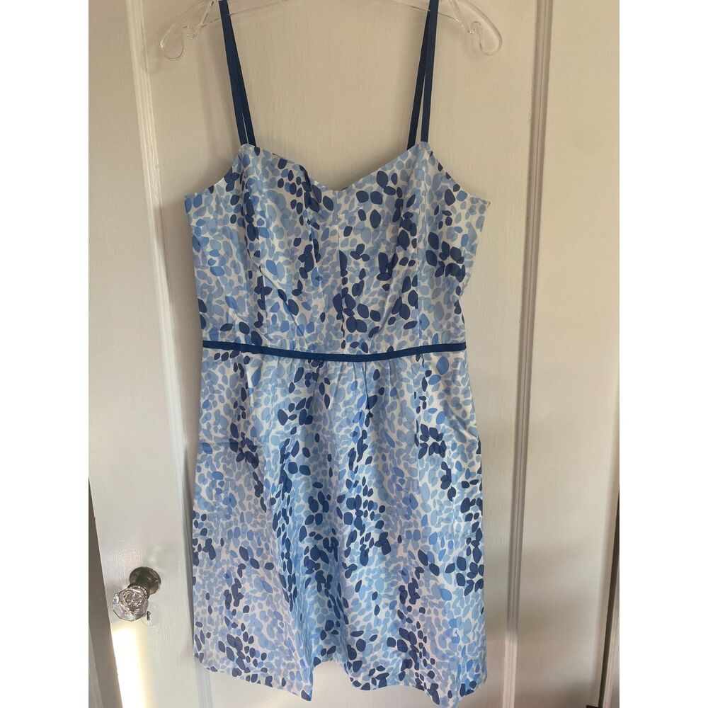 NWT Vineyard Vines Women's Size 12 Silk Cotton Seaglass Dress